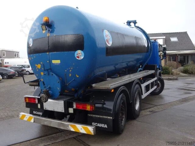 Suction vehicle Scania P114-340 16000 LITER VACUUM TOILET TRUCK,MANUAL...