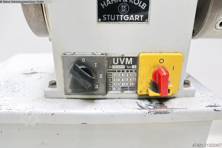 Brushing and polishing machine HAHN & KOLB UVM Type 2