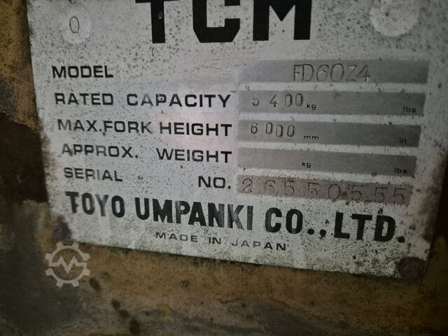 Forklift TCM FD60Z4