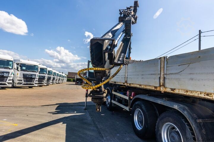 Kipper mit Kran Mercedes-Benz ACTROS 3236 MP3 +GRUE HIAB XS166 HIDUO/3EXT