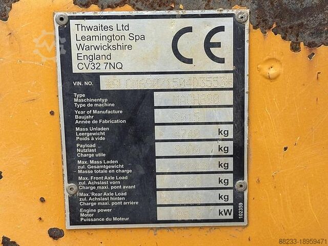 Dumper Thwaites 9T