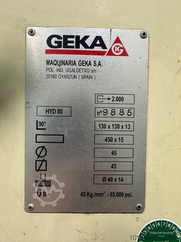 Profilstahlschere GEKA Hydracrop 80 A