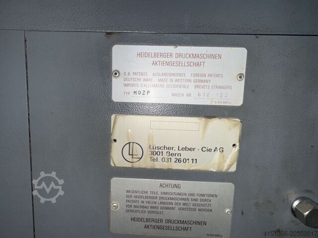 Offsetdruckmaschine Heidelberg MOZ-P