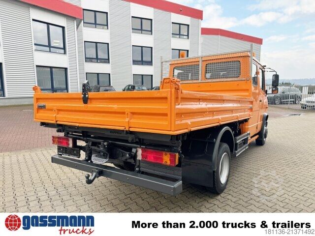 Tipper van Mercedes-Benz Vario 816 D 4x2 Doka, 2x AHK, Meiller Kipper,