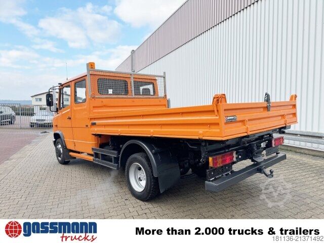 Tipper van Mercedes-Benz Vario 816 D 4x2 Doka, 2x AHK, Meiller Kipper,