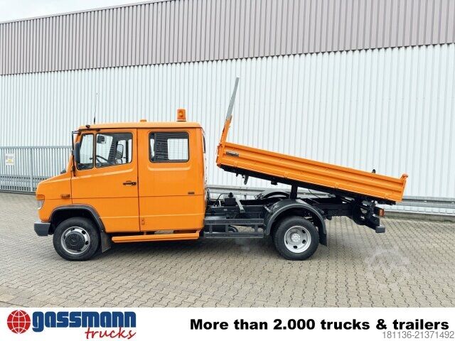 Tipper van Mercedes-Benz Vario 816 D 4x2 Doka, 2x AHK, Meiller Kipper,