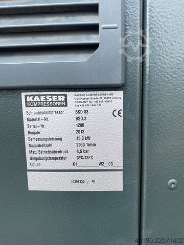 Schraubenkompressor Kaeser BSD83
