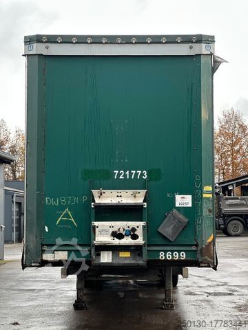 Open semitrailer with tarp KRONE SD Pritsche + Plane Edscha-Verdeck