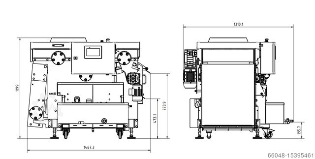 MSP 400 SIEBBANDPRESSE Maurer Gép MSP 400