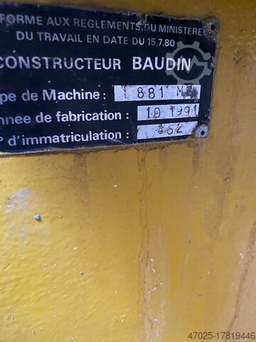 Glasschleifmaschine Baudin 881E