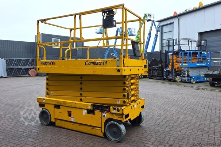 Scissor lift Haulotte COMPACT 14 As- Is, Electric, 14m Working Height, 3