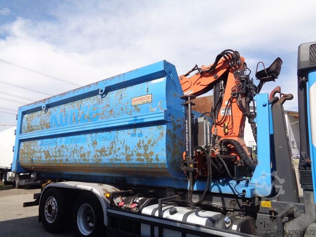 Abrollkipper  Beringer Schrottmulde Penz 15LR 10.10 Kran