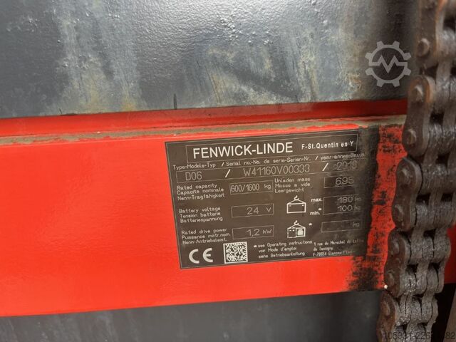 Deichselstapler Linde D06