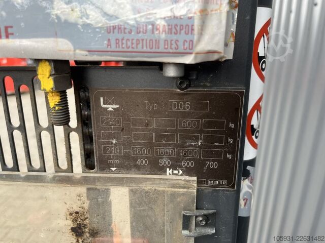 Deichselstapler Linde D06