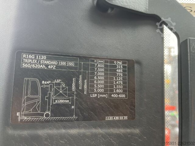 Schubmaststapler Linde R16G-01