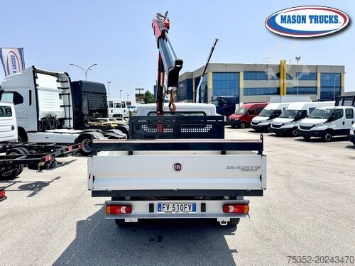 Van with crane mounted on truck FIAT DUCATO MAXI 130 MTJ DOPPIA CABINA