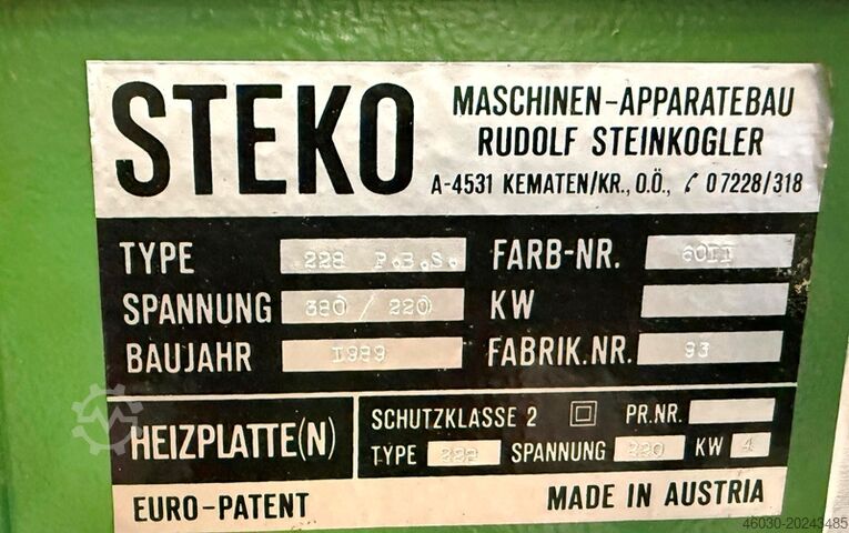 Combined machine Steko 228 P.B.S. Pressen - Schleifen - Sägen