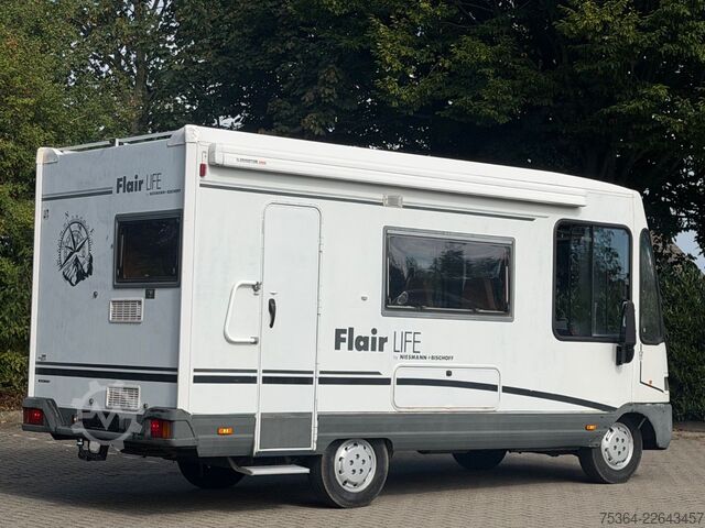Integriertes Wohnmobil NIESMANN+BISCHOFF Fiat 2.5 D Flair Life Hubbett Kamera Ahk