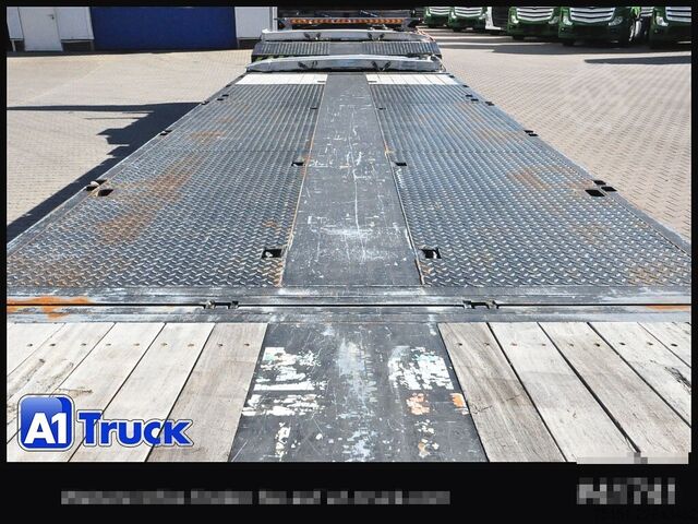 Low loader semitrailer BROSHUIS 4ASD-18-40 Tele Seilwinde Eco Rampe