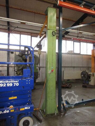 Column jib crane jib crane chain hoist Demag KBK Kran Drehkran Hallenkran 5m Demag KBK2 1000Kg + Demag PK Kettenzug