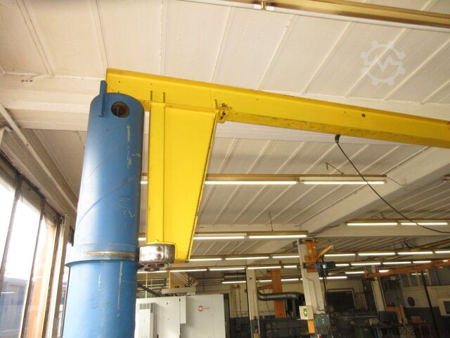 Column swing crane Chain Hoist Abus VS Kran Drehkran Hallenkran L4m 1to Demag Kettenzug NL 1000Kg H3,5m
