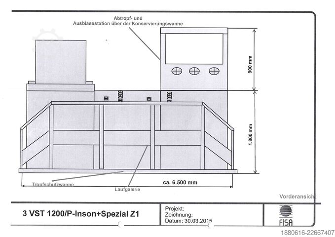 Ultrasonic mold cleaning system FISA Spezial 3 VST 1200/P-INSON+Z1