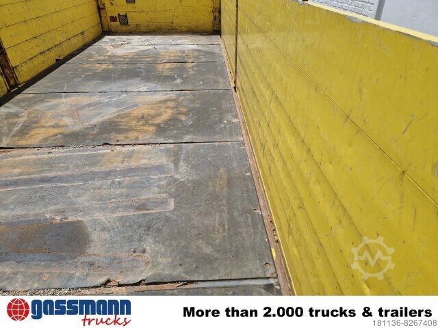 Open trailer with tarp Krone AZP 18 Baustoffanhänger, 5x VORHANDEN!