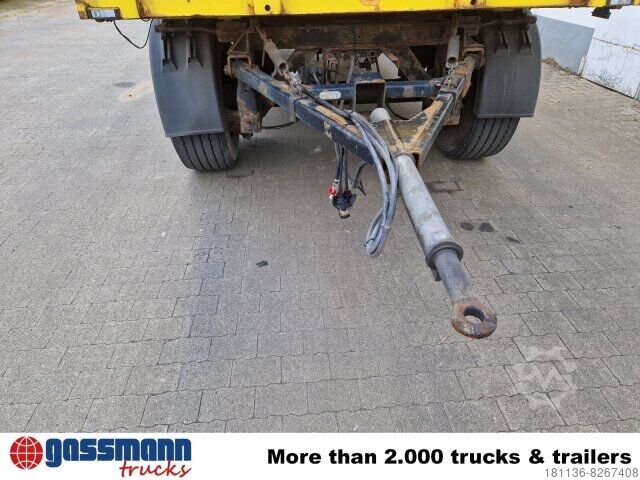 Open trailer with tarp Krone AZP 18 Baustoffanhänger, 5x VORHANDEN!