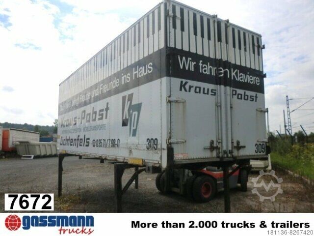 Swap body truck SOMMER Sommer Wechselaufbau Möbelkoffer, 40x VORHANDEN!