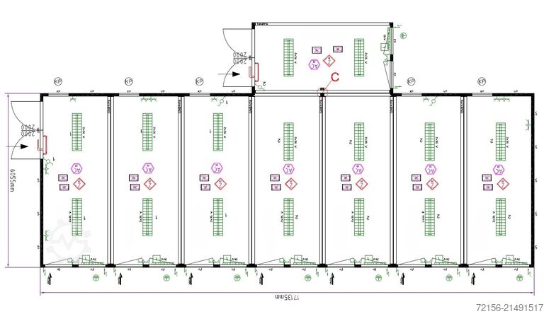 Wohncontainer Lagercontainer Container Container Lagercontainer Bürocontainer 117m²