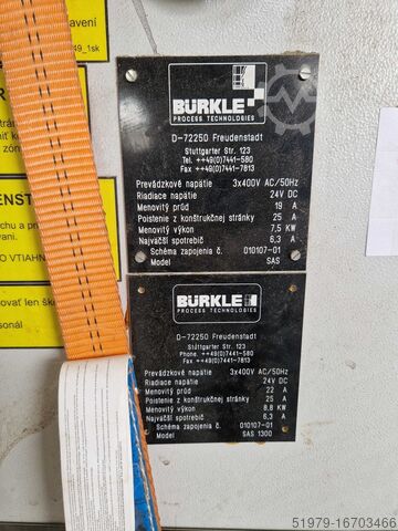 1-Cylinder Roller coating machine Buerkle SAS1300