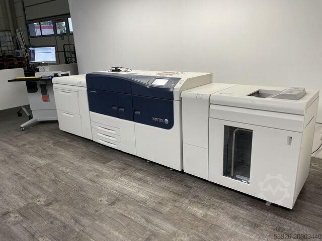 Digital printing machine Xerox Versant 3100 Press incl. Fiery graphic arts package, Stacker,