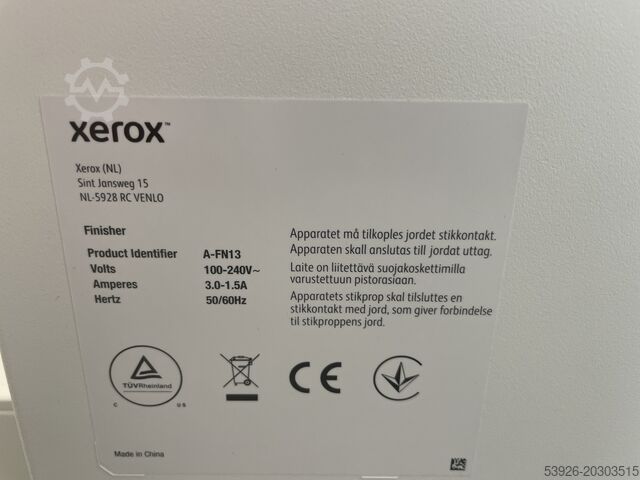 Brochure production system Xerox complete finishing options for div. Xerox models