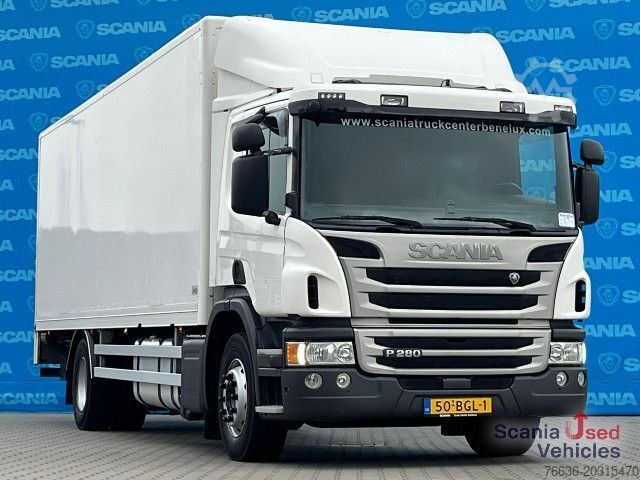 Box truck Scania P 280 DB4x2MNA TAILLIFT 2T BOX 750x249x230cm