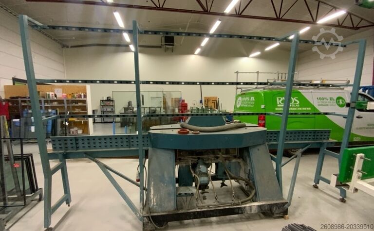 Glass grinding machine Grinder, glass polisher Zafferani Glas Company Flat 4FPE/25