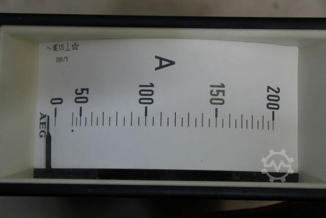 Panel meter analog AEG Stromstärkemessgerät, Amperemeter 0-200A
