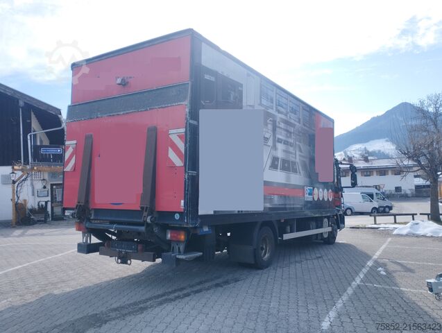 LKW mit Kofferaufbau Iveco ML 75E18 EUROCARGO Koffer Ladebordwand