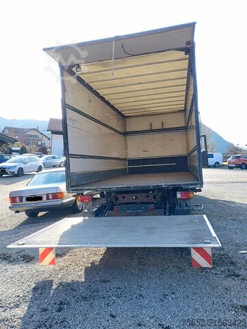 LKW mit Kofferaufbau Iveco ML 75E18 EUROCARGO Koffer Ladebordwand