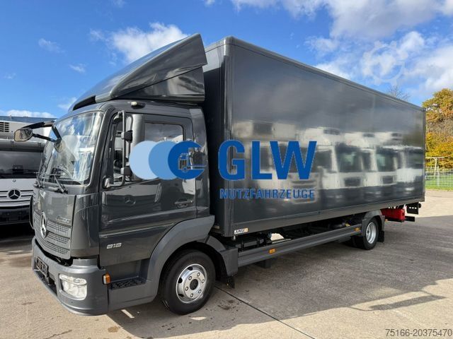 Box van MERCEDES-BENZ ATEGO 818 L Koffer 7,30 m LBW 1 T*Seitentür