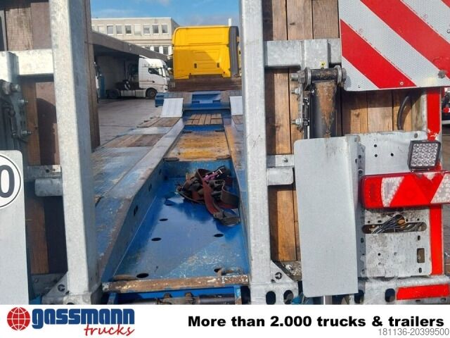 Tieflader-Sattelauflieger Fliegl SDS 420 T, letzte Achse Nachlaufgelenkt, Verbr.