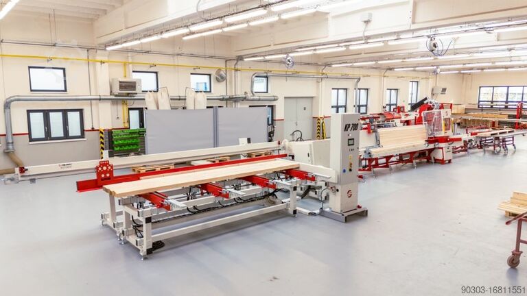 Pallet production machine Störi Mantel Leg machine Line