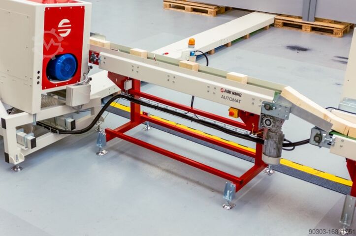 Pallet production machine Störi Mantel Leg machine Line