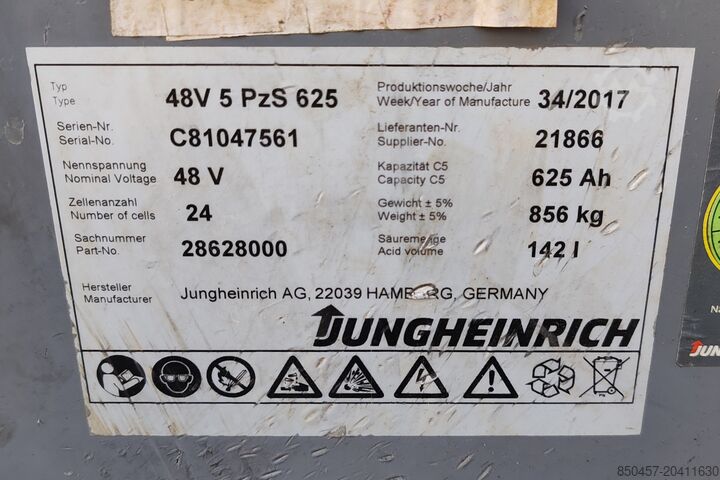 Elektrisch – 3 Räder Jungheinrich EFG 216k 4.64m/ 2018y/ 6630mh