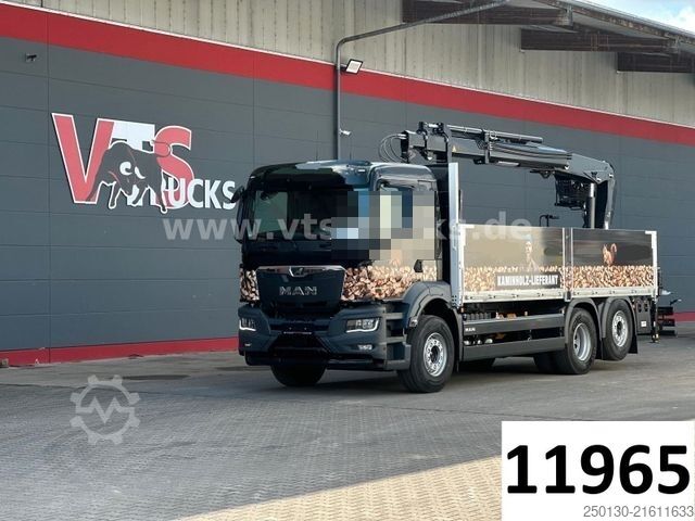 LKW mit Pritsche (offen) MAN TGS 26.470 6x2 HIAB L-HiPro 177K-2 Retarder ADR