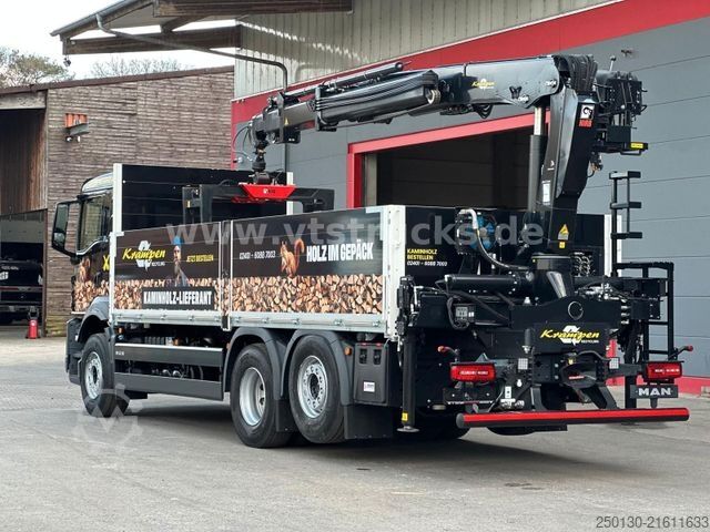 LKW mit Pritsche (offen) MAN TGS 26.470 6x2 HIAB L-HiPro 177K-2 Retarder ADR