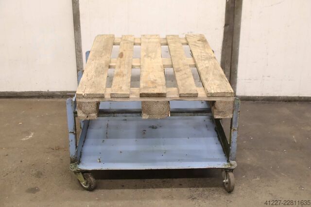 Palettenwagen Transportwagen Edelstahl 1090/950/H560 mm