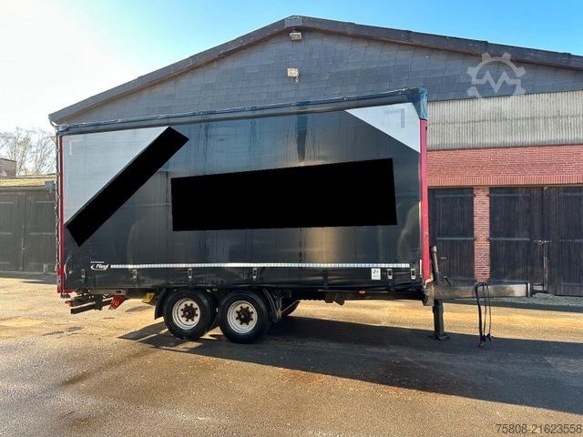 Anhänger mit Pritsche & Plane FLIEGL TPS 135 Abgelastet auf 10t. Plane