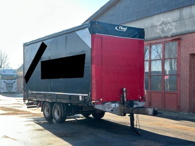 Anhänger mit Pritsche & Plane FLIEGL TPS 135 Abgelastet auf 10t. Plane