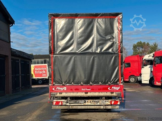 Anhänger mit Pritsche & Plane FLIEGL TPS 135 Abgelastet auf 10t. Plane