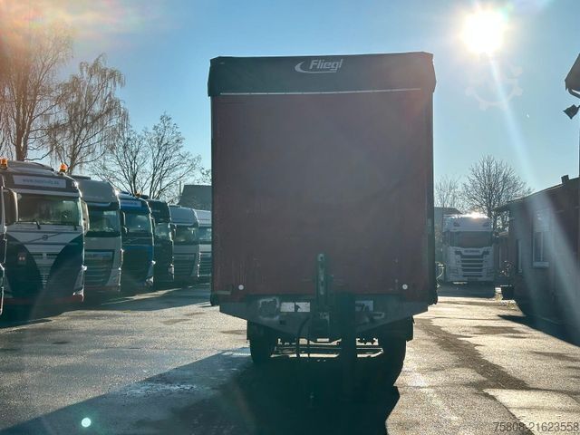 Anhänger mit Pritsche & Plane FLIEGL TPS 135 Abgelastet auf 10t. Plane